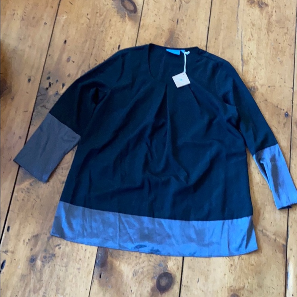 Black flowy shirt